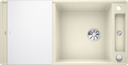 BLANCO AXIA III XL 6 S-F, SILGRANIT, jasmine, incl. cutting board glass, reversible, 600 mm min. cabinet size
