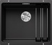 BLANCO ETAGON 500-U, SILGRANIT, anthrazit, ohne Ablauffernbedienung, mit Zubehör, keine Beckenlage, 600 mm Untermaß