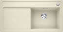 BLANCO ZENAR XL 6 S-F, SILGRANIT, jasmine, with drain remote control, w/o accessories, Bowl right, 600 mm min. cabinet size