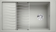 BLANCO ELON XL 8 S, SILGRANIT, perlgrau, ohne Ablauffernbedienung, mit Zubehör, reversibel, 800 mm Untermaß