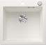BLANCO PLEON 5, SILGRANIT, white, with drain remote control, w/o bowl layout, 500 mm min. cabinet size