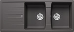 BLANCO LEXA 8 S, SILGRANIT, rock grey, w/o drain remote control, reversible, 800 mm min. cabinet size