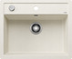BLANCO DALAGO 6-F, SILGRANIT, soft white, with drain remote control, w/o bowl layout, 600 mm min. cabinet size