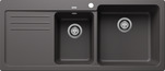 BLANCO NAYA 8 S, SILGRANIT, rock grey, w/o drain remote control, Bowl right, 800 mm min. cabinet size