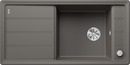 BLANCO FARON XL 6 S, SILGRANIT, vulkangrau, mit Ablauffernbedienung, ohne Zubehör, reversibel, 600 mm Untermaß