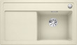 BLANCO ZENAR 45 S, SILGRANIT, jasmine, with drain remote control, w/o accessories, Bowl right, 450 mm min. cabinet size