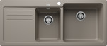 BLANCO NAYA 8 S, SILGRANIT, tartufo, w/o drain remote control, Bowl right, 800 mm min. cabinet size