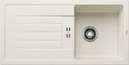 BLANCO FAVUM 45 S, SILGRANIT, soft white, w/o drain remote control, reversible, 450 mm min. cabinet size