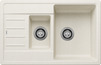 BLANCO LEGRA 6 S Compact, SILGRANIT, soft white, w/o drain remote control, w/o accessories, reversible, 600 mm min. cabinet size