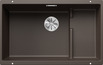 BLANCO SUBLINE 700-U Level, SILGRANIT, coffee, w/o drain remote control, w/o accessories, w/o bowl layout, 800 mm min. cabinet size
