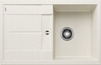 BLANCO METRA 45 S, SILGRANIT, blanc soft, vidage manuel, avec siphon, réversible, 450 mm Taille sous meuble min.