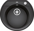 BLANCO RONDOVAL 45, SILGRANIT, anthracite, with drain remote control, w/o bowl layout, 450 mm min. cabinet size