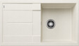 BLANCO METRA 5 S, SILGRANIT, soft white, w/o drain remote control, reversible, 500 mm min. cabinet size