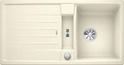BLANCO LEXA 5 S, SILGRANIT, jasmine, with drain remote control, reversible, 500 mm min. cabinet size