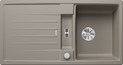 BLANCO LEXA 5 S, SILGRANIT, tartufo, vidage automatique, réversible, 500 mm Taille sous meuble min.