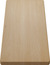 Schneidbrett aus massiver Buche 530 x 260 mm, Buche, massiv