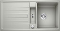 BLANCO LEXA 5 S, SILGRANIT, pearl grey, with drain remote control, reversible, 500 mm min. cabinet size
