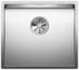 BLANCO CLARON 450-IF, Edelstahl Seidenglanz, ohne Ablauffernbedienung, keine Beckenlage, 500 mm Untermaß