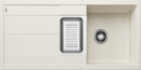 BLANCO METRA 6 S, SILGRANIT, soft white, w/o drain remote control, w/o accessories, reversible, 600 mm min. cabinet size
