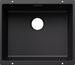 BLANCO SUBLINE 500-U, SILGRANIT, zwart, manuele bediening, zonder spoelbakindeling, 600 mm onderkast