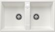 BLANCO ZIA 9, SILGRANIT, white, w/o drain remote control, w/o bowl layout, 900 mm min. cabinet size