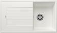 BLANCO ZIA 45 SL, SILGRANIT, white, w/o drain remote control, reversible, 450 mm min. cabinet size