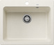 BLANCO NAYA 6, SILGRANIT, soft white, w/o drain remote control, w/o bowl layout, 600 mm min. cabinet size