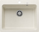 BLANCO NAYA 6-F, SILGRANIT, soft white, w/o drain remote control, w/o bowl layout, 600 mm min. cabinet size