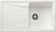 BLANCO SONA 5 S, SILGRANIT, blanc, vidage manuel, avec siphon, réversible, 500 mm Taille sous meuble min.