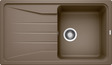 BLANCO SONA 5 S, SILGRANIT, nutmeg, w/o drain remote control, reversible, 500 mm min. cabinet size