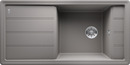 BLANCO FARON XL 6 S, SILGRANIT, alu metallic, w/o drain remote control, w/o accessories, reversible, 600 mm min. cabinet size