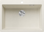 BLANCO PLEON 8-F, SILGRANIT, soft white, w/o drain remote control, w/o bowl layout, 800 mm min. cabinet size