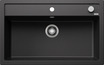 BLANCO DALAGO 8, SILGRANIT, anthracite, with drain remote control, w/o bowl layout, 800 mm min. cabinet size