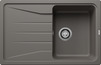 BLANCO SONA 45 S, SILGRANIT, vulkangrau, ohne Ablauffernbedienung, reversibel, 450 mm Untermaß