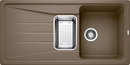 BLANCO SONA 6 S, SILGRANIT, nutmeg, w/o drain remote control, with colander, reversible, 600 mm min. cabinet size