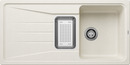 BLANCO SONA 6 S, SILGRANIT, soft white, w/o drain remote control, with colander, reversible, 600 mm min. cabinet size