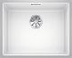 BLANCO SUBLINE 500-IF SteelFrame, SILGRANIT, blanc, vidage automatique, sans disposition de cuve, 600 mm Taille sous meuble min.