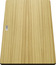 Ash compound chopping board SUBLINE 424 x 240 mm, ash tree compound