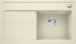 BLANCO ZENAR 45 S-F, SILGRANIT, jasmine, with drain remote control, w/o accessories, Bowl right, 450 mm min. cabinet size