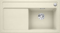 BLANCO ZENAR 5 S-F, SILGRANIT, jasmine, incl. cutting board glass, Bowl right, 500 mm min. cabinet size