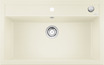 BLANCO DALAGO 8-F, SILGRANIT, jasmine, with drain remote control, w/o bowl layout, 800 mm min. cabinet size