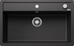 BLANCO DALAGO 8-F, SILGRANIT, anthracite, with drain remote control, w/o bowl layout, 800 mm min. cabinet size