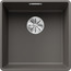 BLANCO SUBLINE 400-F, SILGRANIT, volcano grey, w/o drain remote control, w/o bowl layout, 500 mm min. cabinet size
