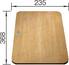Schneidbrett Esche-Compound 368 x 235 mm, für BLANCO ZENAR XL 6 S Compact, Esche-Compound