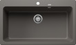 BLANCO NAYA XL 9, SILGRANIT, vulkangrau, ohne Ablauffernbedienung, keine Beckenlage, 900 mm Untermaß