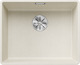BLANCO SUBLINE 500-F, SILGRANIT, soft white, w/o drain remote control, w/o bowl layout, 600 mm min. cabinet size