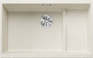 BLANCO SUBLINE 480/320-U, SILGRANIT, soft white, w/o drain remote control, w/o accessories, w/o bowl layout, 800 mm min. cabinet size