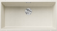 BLANCO SUBLINE 800-U, SILGRANIT, blanc soft, vidage manuel, sans disposition de cuve, 900 mm Taille sous meuble min.