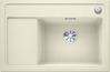BLANCO ZENAR XL 6 S Compact, SILGRANIT, jasmine, incl. cutting board glass, Bowl right, 600 mm min. cabinet size