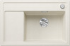 BLANCO ZENAR XL 6 S Compact, SILGRANIT, blanc soft, incl. planche à découper bois, Cuve principale à droite, 600 mm Taille sous meuble min.